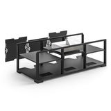 Salamander Designs Chameleon Collection Chicago 237S EPS Projector Integrated Cabinet for Epson LS500 (Black Oak)