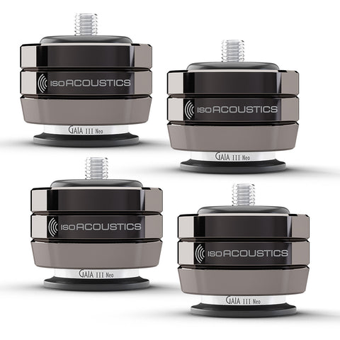IsoAcoustics GAIA III Neo Loudspeaker Isolators - Max 70 lbs (Pack of 4)