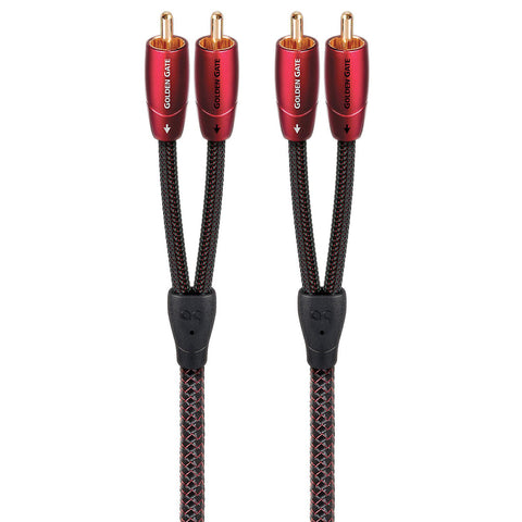 AudioQuest Golden Gate 1m (3.28 ft) RCA Male to RCA Male Cable - Pair