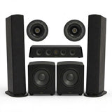 GoldenEar 5.2 Home Theater Bundle with Triton 5 Tower Speakers, SuperCenter Reference Center Channel, ForceField 40 Subwoofers & Invisa 525 In-Ceiling Speakers