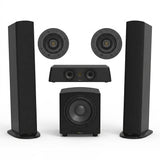 GoldenEar 5.1 Home Theater Bundle with Triton 7 Tower Speakers, SuperCenter XL Center Channel, ForceField 40 Subwoofer & Invisa 525 In-Ceiling Speakers