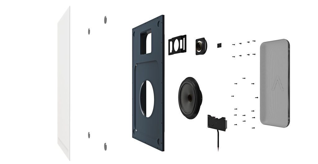 Sonance Invisible Series IS10 28 x 16 Inch Rectangle InWall Speakers