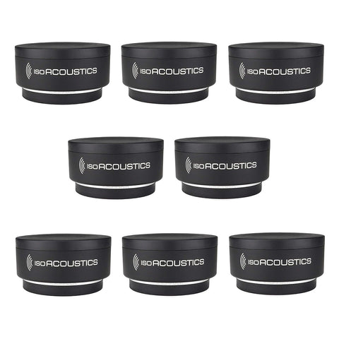 IsoAcoustics ISO-PUCK Isolator Feet for Studio Monitors and Speakers (8 Pack)