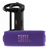 JBL FLIP 7 Waterproof Portable Speaker Bundle with gSport Silicone Sleeve (Purple)