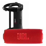 JBL FLIP 7 Waterproof Portable Speaker Bundle with gSport Silicone Sleeve (Red)