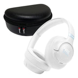 JBL Tune 780NC Wireless Over Ear Noise Cancelling Headphone Bundle with gSport Case (White)