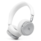 JBL Live 680NC Wireless Over-Ear Noise Cancelling Headphone Bundle with gSport Case (White)