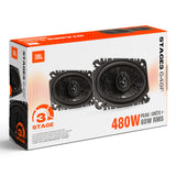 JBL Stage3 648F 4" x 6" 2-Way Coaxial Speakers - Pair