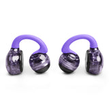 JBL Soundgear Clips True Wireless Open-Ear Headphones Bundle with gSport Case (Purple)