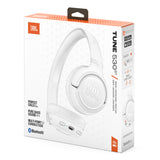 JBL Tune 530BT Wireless On Ear Bluetooth Headphone Bundle with gSport Case (White)