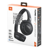JBL Tune 680NC Wireless On-Ear Noise Cancelling Headphone Bundle with gSport Case (Black)