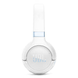JBL Tune 680NC Wireless On-Ear Noise Cancelling Headphone Bundle with gSport Case (White)