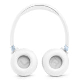 JBL Tune 680NC Wireless On-Ear Noise Cancelling Headphone Bundle with gSport Case (White)