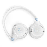 JBL Tune 680NC Wireless On-Ear Noise Cancelling Headphone Bundle with gSport Case (White)