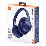 JBL Tune 730BT Wireless Over Ear Bluetooth Headphone Bundle with gSport Case (Blue)