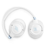 JBL Tune 780NC Wireless Over Ear Noise Cancelling Headphone Bundle with gSport Case (White)
