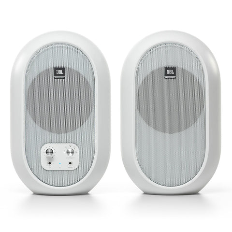 JBL Professional 104-BT 4.5 Inch Compact Desktop Reference Monitors with Bluetooth - Pair (White)