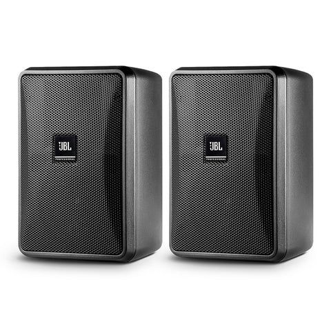 JBL Professional Control 23-1 2-Way 3 Inch Indoor/Outdoor Speaker - Pair (Black)