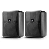 JBL Professional Control 25-1L 8-Ohm 2-Way 5.25 Inch Indoor/Outdoor Speaker - Pair (Black)