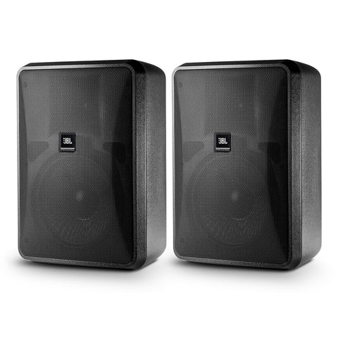 JBL Professional Control 28-1 2-Way 8 Inch Indoor/Outdoor Speakers - Pair (Black)