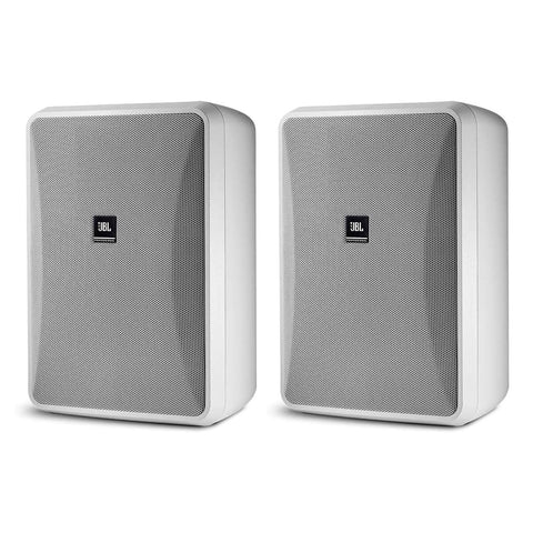 JBL Professional Control 28-1 2-Way 8 Inch Indoor/Outdoor Speakers - Pair (White)