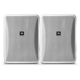 JBL Professional Control 28-1L 8-Ohm 8 Inch Indoor/Outdoor Speakers - Pair (White)