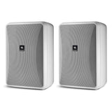 JBL Professional Control 28-1L 8-Ohm 8 Inch Indoor/Outdoor Speakers - Pair (White)