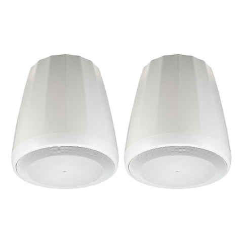 JBL Professional Control 64P/T 4 Inch Compact Full-Range Pendant Speakers - Pair (White)