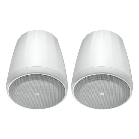 JBL Professional Control 65P/T 5.25 Inch Full-Range Pendant Speaker - Pair (White)
