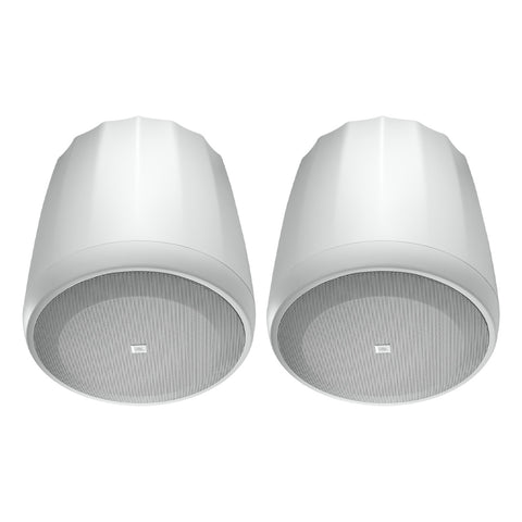 JBL Professional Control 67P/T 6.5 Inch Full-Range Pendant Speaker - Pair (White)