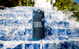JBL Grip Compact Bluetooth Speaker with Bold JBL Pro Sound and Ambient Light