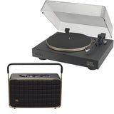 JBL Spinner BT Bluetooth Turntable Bundle with Authentics 300 Wireless Portable Home Speaker