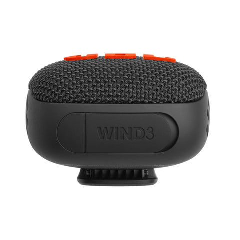 thumbnail image 2 of JBL Wind 3 Bluetooth Handlebar Speaker, Black/Orange, FM Radio, Micro SD, AUX, 5W, 1050mAh 2 of 5