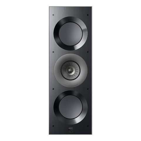 KEF Ci3160REFM-THX Reference Meta In-Wall Speaker (Gloss Black/Grey)