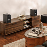 KEF Coda W Bluetooth Bookshelf Speakers - Pair (Dark Titanium)