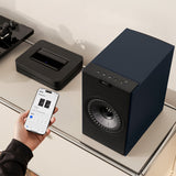 KEF Coda W Bluetooth Bookshelf Speakers - Pair (Midnight Blue)