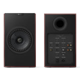 KEF Coda W Bluetooth Bookshelf Speakers - Pair (Vintage Burgundy)