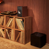 KEF Coda W Bluetooth Bookshelf Speakers - Pair (Vintage Burgundy)