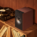 KEF Coda W Bluetooth Bookshelf Speakers - Pair (Vintage Burgundy)
