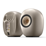 KEF LS LUXE Powered Wirelesss Hi-Fi Bookshelf Speakers - Pair (Dusk Titanium)