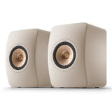 KEF LS50 Meta Monitor Bookshelf Speakers - Pair (Sand Shell)