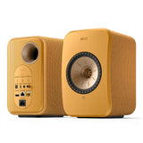 KEF LSX II Bookshelf Speakers - Pair (Amber Haze)