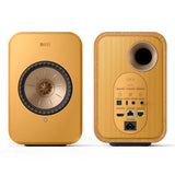KEF LSX II Bookshelf Speakers - Pair (Amber Haze)