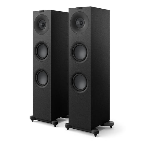 KEF Q7 Meta 3-Way Floorstanding Speaker - Pair (Black)