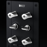 KEF Reference 1 Meta Bookshelf Speaker - Pair (High-Gloss Black/Grey)