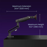 Kanto DMG Heavy-Duty Desktop Gaming Monitor Arm for 32" - 60" Screens