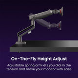 Kanto DMG Heavy-Duty Desktop Gaming Monitor Arm for 32" - 60" Screens