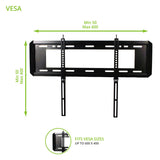 Kanto F3760 Fixed TV Mount for 37" - 70" TVs