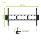 Kanto F6080 Fixed Low Profile TV Wall Mount for 55" - 120" TVs