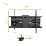 Kanto FMX3C Full Motion TV Wall Mount for 50" - 100" TVs